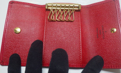 Pre-Owned Louis Vuitton Multicle 6 Key Epi Leather (Red) LOU.S.1180