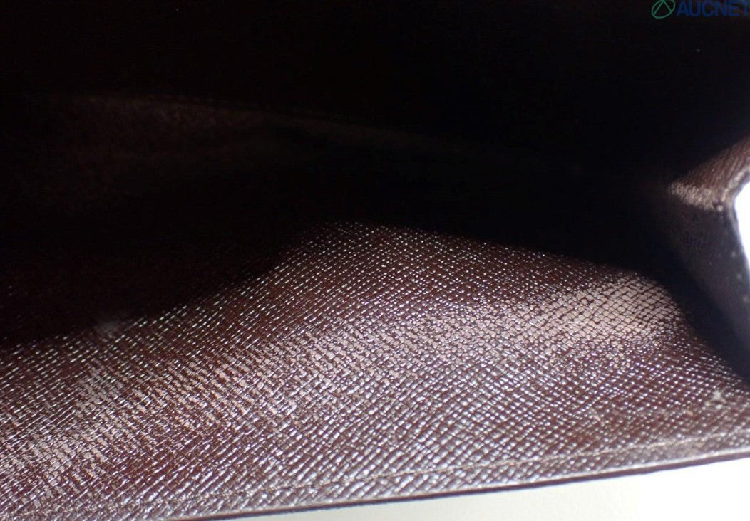 Pre-Owned Louis Vuitton Sarah Damier Ebene Long Wallet (Old Model) LOU.S.1185