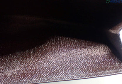 Pre-Owned Louis Vuitton Sarah Damier Ebene Long Wallet (Old Model) LOU.S.1185