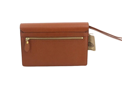 Pre-Owned Burberry Vintage Leather Clutch (Brown) BUR.B.1030