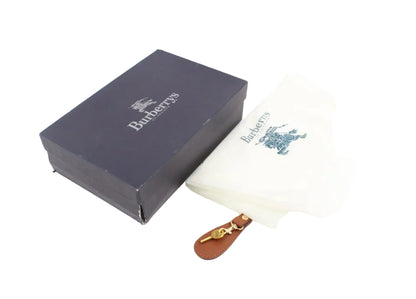 Pre-Owned Burberry Vintage Leather Clutch (Brown) BUR.B.1030