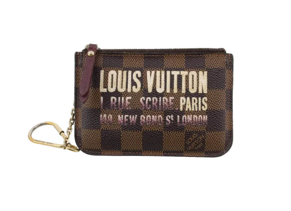 Pre-Owned Louis Vuitton Pochette Cle Limited Edition Damier Ebene LOU.S.1187