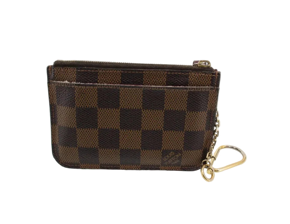 Pre-Owned Louis Vuitton Pochette Cle Limited Edition Damier Ebene LOU.S.1187