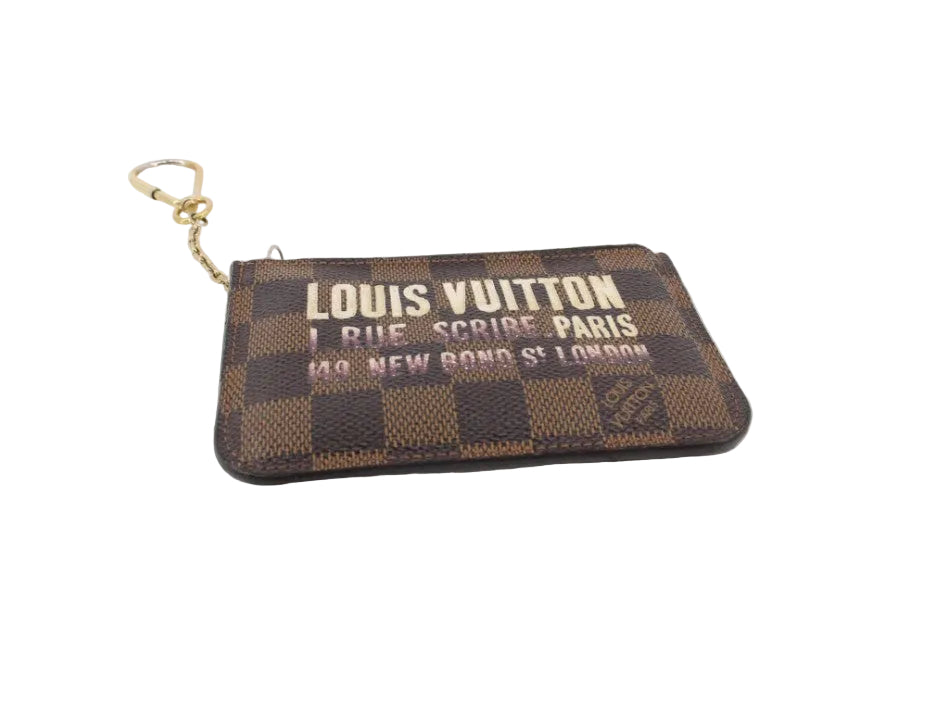 Pre-Owned Louis Vuitton Pochette Cle Limited Edition Damier Ebene LOU.S.1187