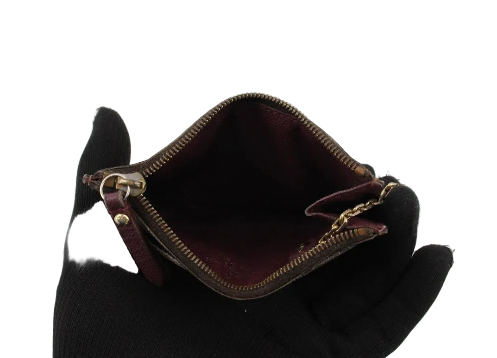 Pre-Owned Louis Vuitton Pochette Cle Limited Edition Damier Ebene LOU.S.1187