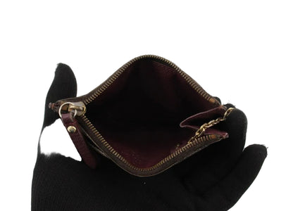 Pre-Owned Louis Vuitton Pochette Cle Limited Edition Damier Ebene LOU.S.1187