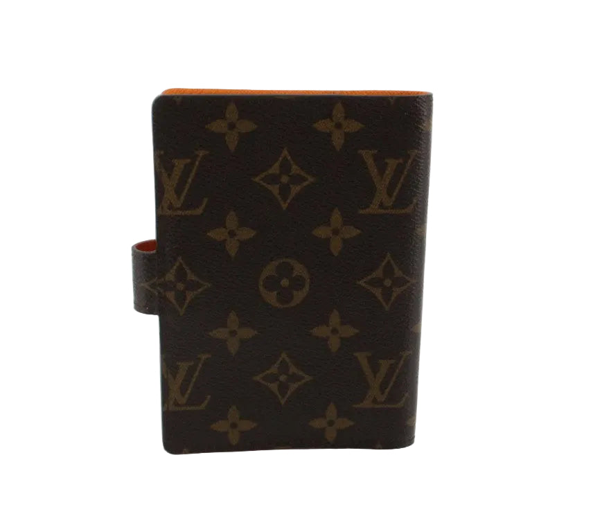 Pre-Owned Louis Vuitton Koala Agenda Small Monogram Classic Orange Interior-LOU.S.1186