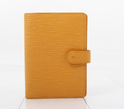 Preowned Louis Vuitton Small Day Agenda Epi Leather (Mandarin Orange) LOU.S.1192