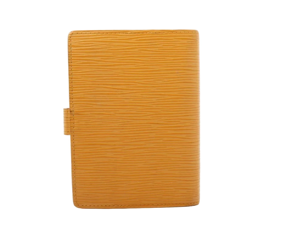 Preowned Louis Vuitton Small Day Agenda Epi Leather (Mandarin Orange) LOU.S.1192