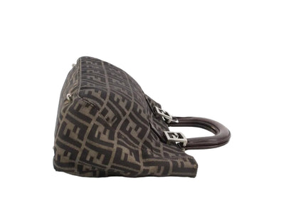 Pre-Owned Fendi Zucca Canvas Small Top Handle Tote FEN.B.1001