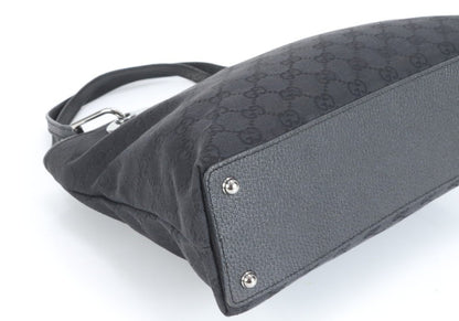 Pre-Owned Gucci GG Canvas Tote (Black) GUC.B.1054