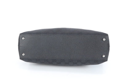 Pre-Owned Gucci GG Canvas Tote (Black) GUC.B.1054