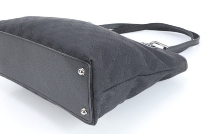 Pre-Owned Gucci GG Canvas Tote (Black) GUC.B.1054