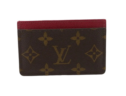 Pre-Owned Louis Vuitton Monogram Canvas Card Holder LOU.S.1189