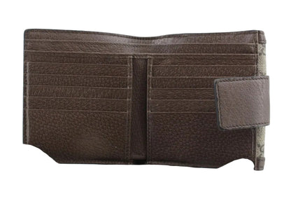 Pre-Owned Gucci Ophidia GG Supreme French Snap Wallet GUC.S.1025