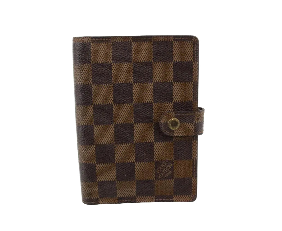 Pre-Owned Louis Vuitton Agenda Small Damier Ebene Coated Canvas-LOU.S.1191