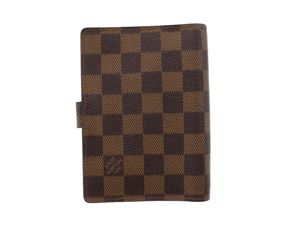 Pre-Owned Louis Vuitton Agenda Small Damier Ebene Coated Canvas-LOU.S.1191