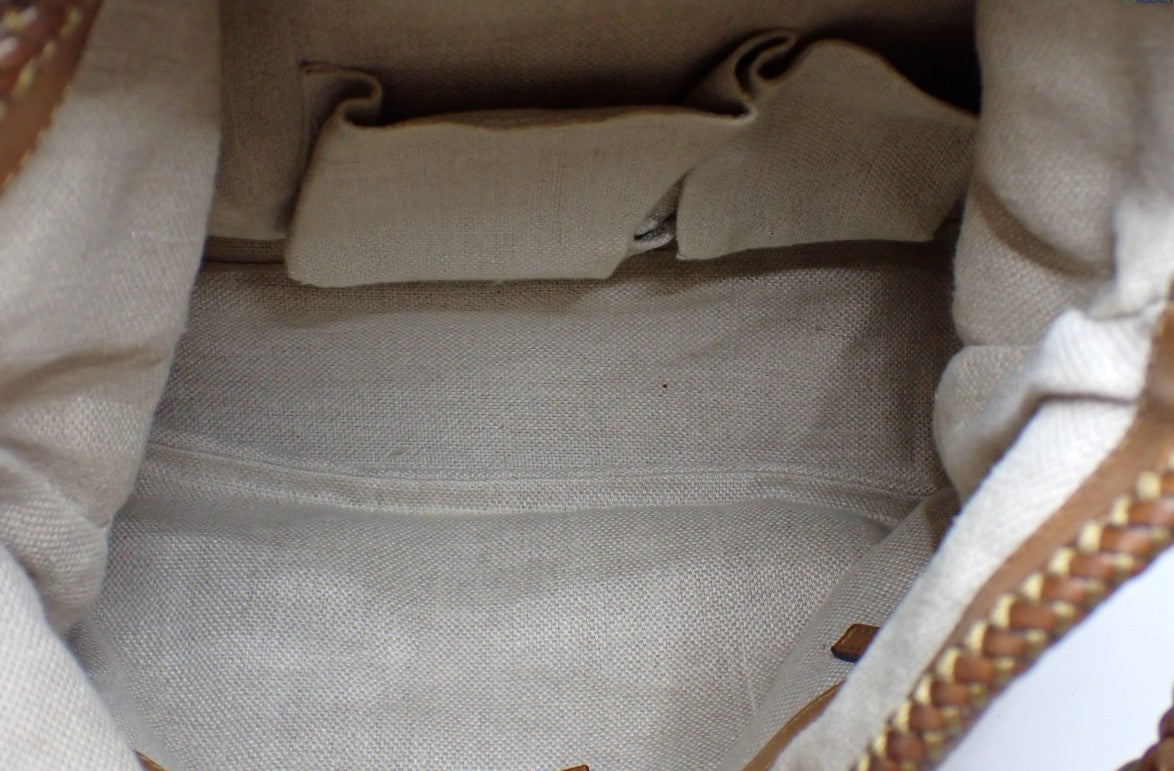 Pre-Owned Gucci GG Canvas Marrakech Woven Shoulder Bag GUC.B.1055