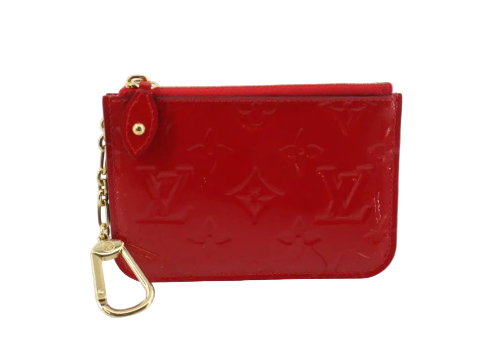 Pre-Owned Louis Vuitton Pochette Cle Limited Edition Vernis Leather LOU.S.1197