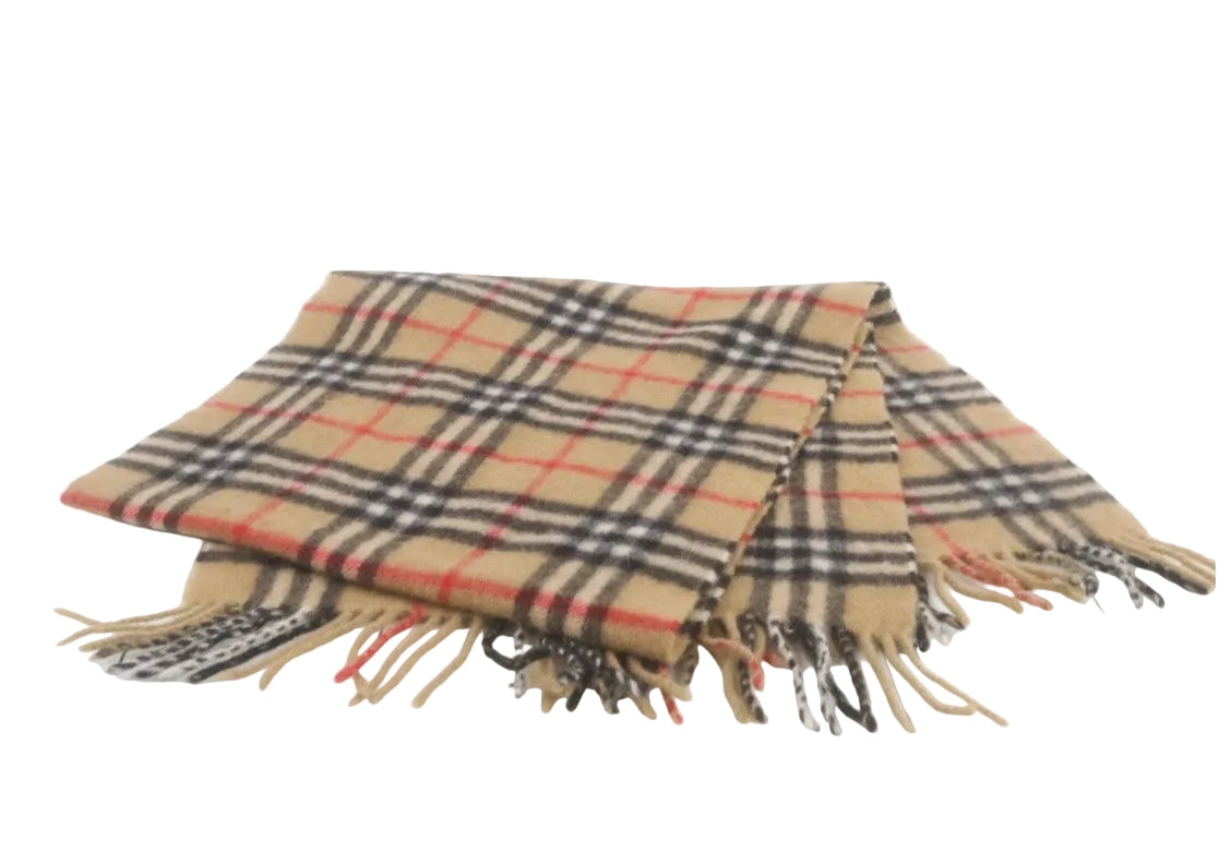 Pre-Owned Burberry Cashmere Classic Check Scarf BUR.A.1003