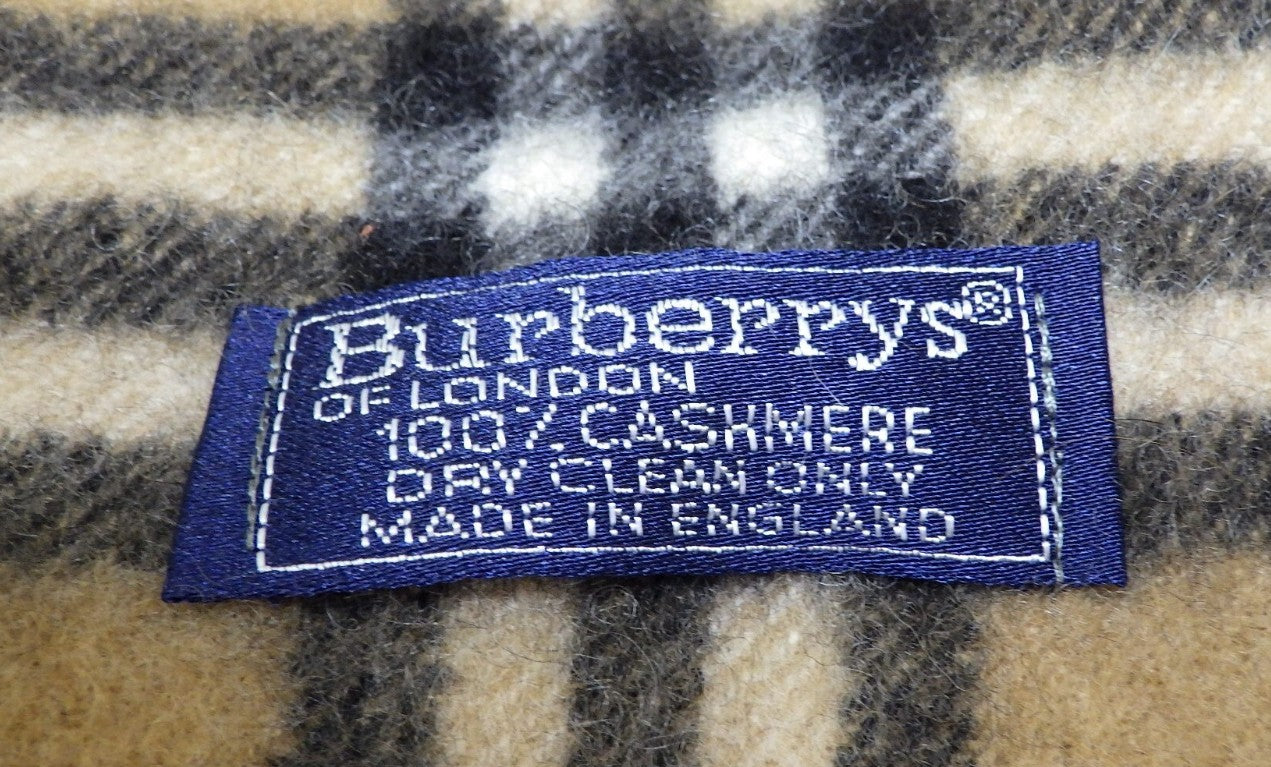 Pre-Owned Burberry Cashmere Classic Check Scarf BUR.A.1003