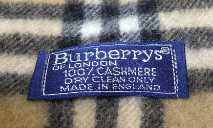 Pre-Owned Burberry Cashmere Classic Check Scarf BUR.A.1003