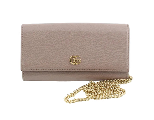 Pre-Owned Gucci Marmont Small WOC Leather Crossbody GUC.B.1056