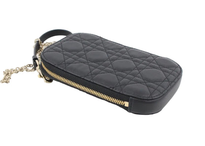 Pre-Owned Dior Lady Dior Call'in Dior Leather Phone Holder DIO.B.1007