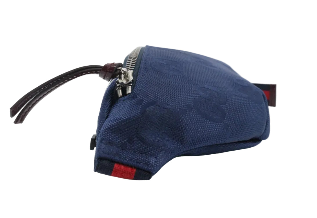 Pre-Owned Gucci Jumbo GG Small Navy Nylon Belt Bag GUC.B.1059 (Kids Line)