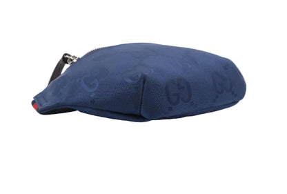 Pre-Owned Gucci Jumbo GG Small Navy Nylon Belt Bag GUC.B.1059 (Kids Line)