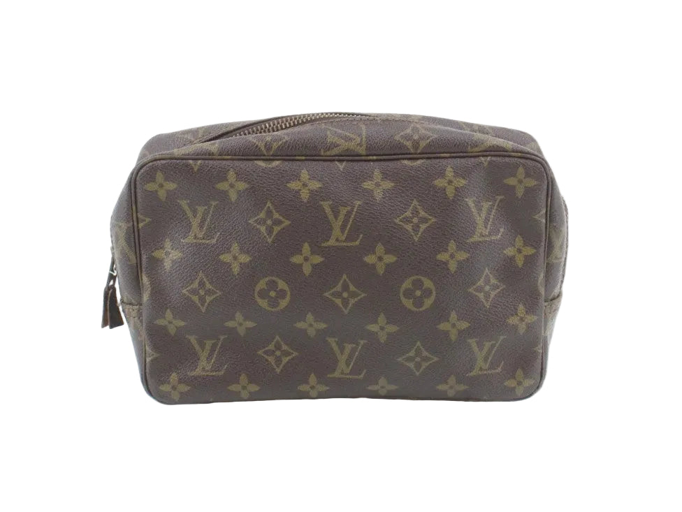 Pre-owned Louis Vuitton Trousse Toilette 23 Monogram Canvas Cosmetic Bag LOU.T.1036