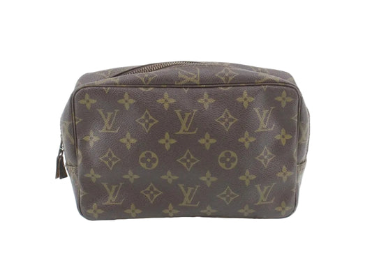 Pre-owned Louis Vuitton Trousse Toilette 23 Monogram Canvas Cosmetic Bag LOU.T.1036
