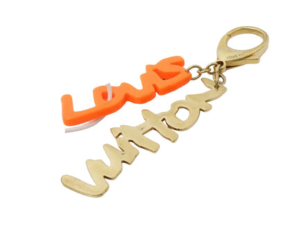 Pre-Owned Louis Vuitton Stephen Sprouse Graffiti Bag Charm (Orange) Limited Edition LOU.A.1041