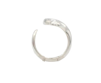 Pre-Owned Tiffany & Co Sterling Silver Elsa Peretti Open Heart Ring Size 5 TIF.J.1009