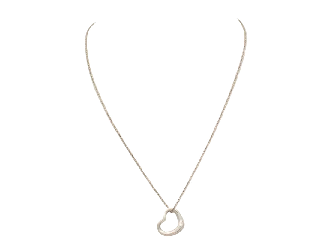 Pre-Owned Tiffany & Co Sterling SilverElsa Peretti Open Heart TIF.A.1008 (small heart)