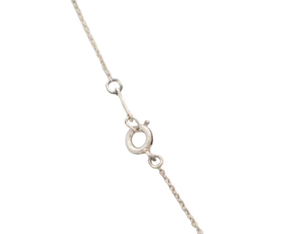 Pre-Owned Tiffany & Co Sterling Silver Paloma Full Heart Necklace TIF.J.1010