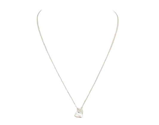Pre-Owned Tiffany & Co Sterling Silver Paloma Full Heart Necklace TIF.J.1010