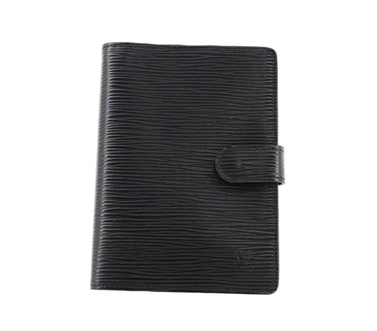 Pre-owned Louis Vuitton Small Day Agenda Epi Leather LOU.S.1269 (Black)