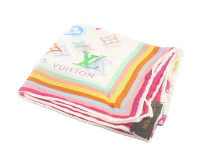 Pre-Owned Louis Vuitton Takashi Murakami Multicolor Scarf LOU.A.1043