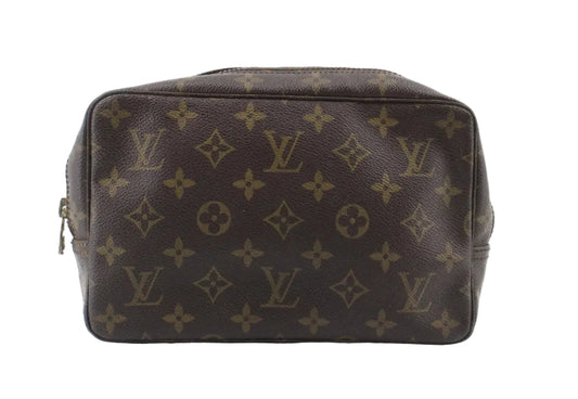 Pre-owned Louis Vuitton Trousse Toilette 23 1983 Monogram Canvas Cosmetic Bag LOU.T.1040