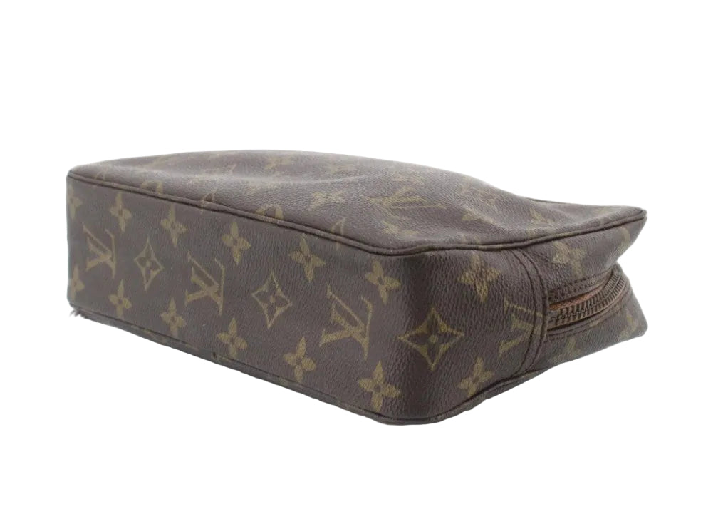 Pre-owned Louis Vuitton Trousse Toilette 23 1983 Monogram Canvas Cosmetic Bag LOU.T.1040