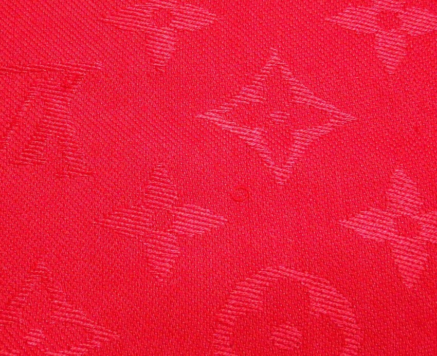 Pre-Owned Louis Vuitton Monogram Classic Blanket Shawl (Red) LOU.A.1048