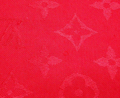 Pre-Owned Louis Vuitton Monogram Classic Blanket Shawl (Red) LOU.A.1048