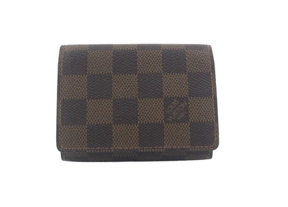 Pre-Owned Louis Vuitton Envelope Card Holder Damier Ebene LOU.S.1275