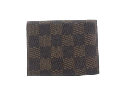 Pre-Owned Louis Vuitton Envelope Card Holder Damier Ebene LOU.S.1275