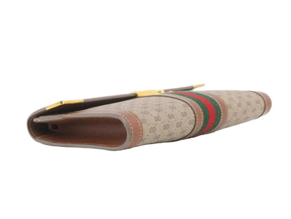 Pre-Owned Gucci Vintage GG Web Canvas Clutch GUC.B.1083
