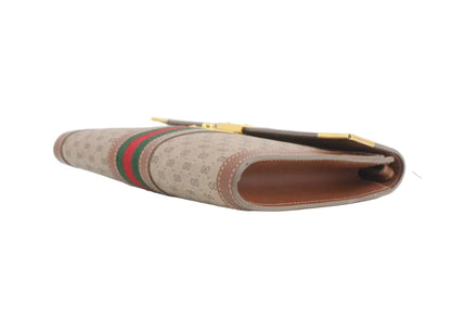 Pre-Owned Gucci Vintage GG Web Canvas Clutch GUC.B.1083