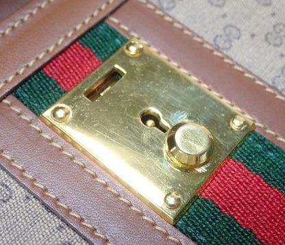 Pre-Owned Gucci Vintage GG Web Canvas Clutch GUC.B.1083