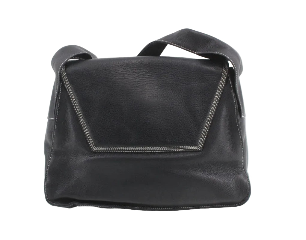 Pre-Owned Loewe Anagram Leather Shoulder Bag LOE.B.1012