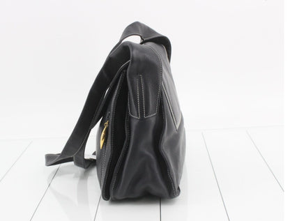 Pre-Owned Loewe Anagram Leather Shoulder Bag LOE.B.1012